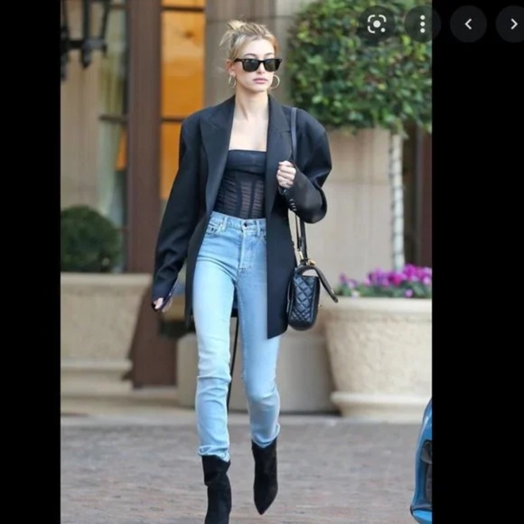 New Club Monaco Black Lace Strapless Bustier Top Size 0 - Picture 2 of 9